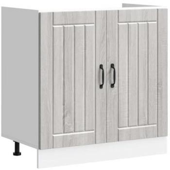 Panel para Lavavajillas Lucca en Madera Contrachapada Negra