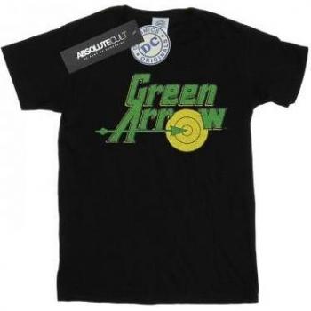 T-shirt DC Comics Green Arrow per Donna con Logo Crackle