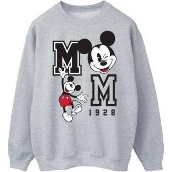 Felpa Uomo Disney Topolino Salta & Wink Grigio