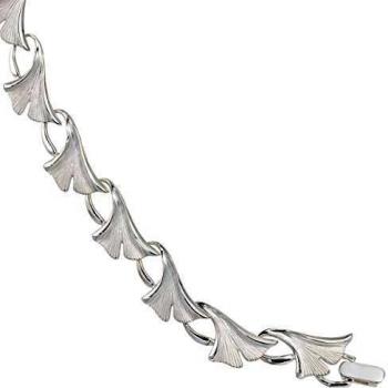 Silber‑Ginkgo‑Armband (925) – Edles Accessoire