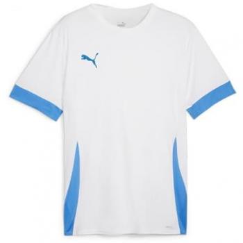 Puma teamGOAL Herren Trikot Weiß Blau 2XL