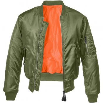 Brandit Olive MA-1 Bomber Jacket for Mens