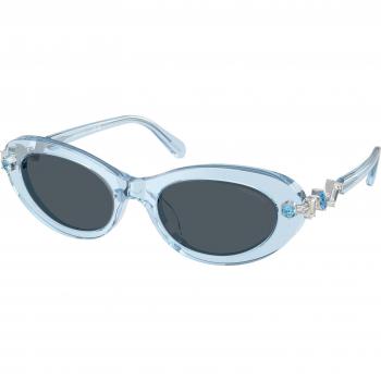 Swarovski SK6042 107887 – Damen Sonnenbrillen in Blau & Grau – 53 mm