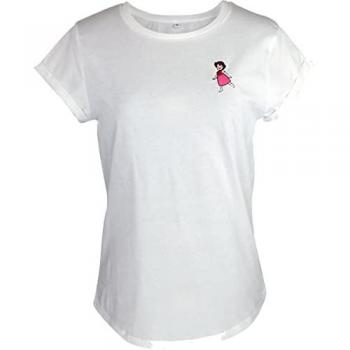 Bavarian Caps T-Shirt „Heidi“ – Weiß 100% Baumwolle