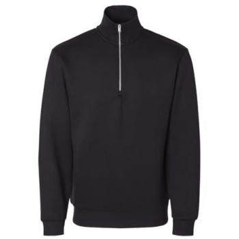SELECTED HOMME Sweatshirt mit Troyer-Kragen Modell 'MANUEL', Größe S