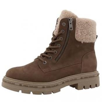 TOM TAILOR Damen Winterboots, gefüttert, Schnürstiefel, Gr. 39