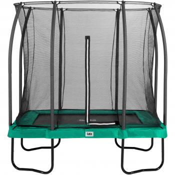 7ft x 5ft Salta Green Rectangular Comfort Edition Trampoline