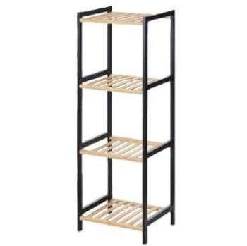 Stante da bagno berillo nero naturale modello WR5503-4-459
