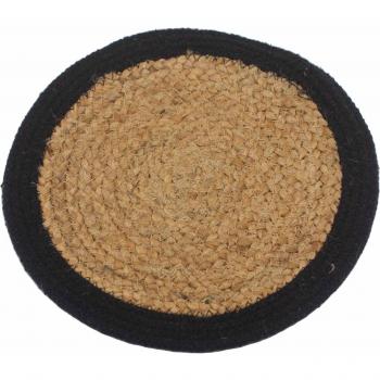 30cm Jute & Cotton Place Mat