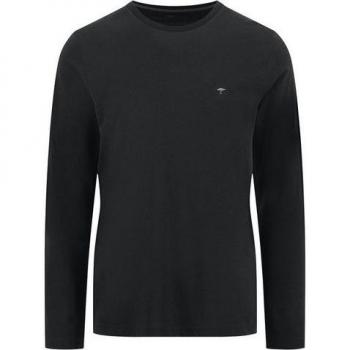 Longsleeve FYNCH-HATTON mit Logo-Print auf der Brust