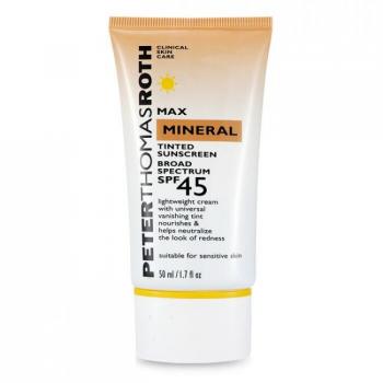 Peter Thomas Roth Max Mineral Tinted Sunscreen UVA/UVB Protective Lotion SPF 45 – 1.7 fl oz