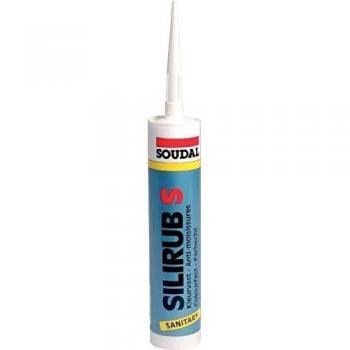 Mastic sanitaire Soudal Silirub AS 300ml