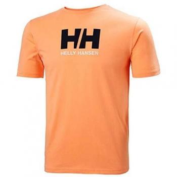 Camiseta Helly Hansen Laranja Melão para Homens Tamanho L