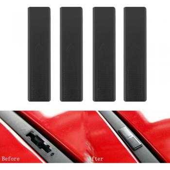 Kit de Clips de Rail de Toit Noir 4PC pour Mazda 2, 3, 5, 6, CX7