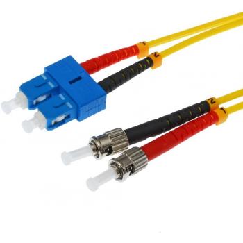 Helos Glasfaser Patchkabel 9/125µm SC/ST 2,0m