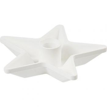Bougeoir en Silicone 'HobbyFun' Étoile 15.2x14.6x3.6 cm