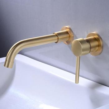 Mitigeur de Lavabo en Or Brossé Sjqka