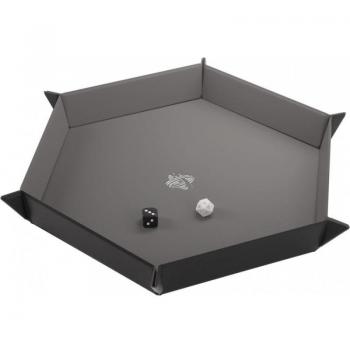 Plateau magnétique pour dés hexagonal couleur sombre – Gamegenic