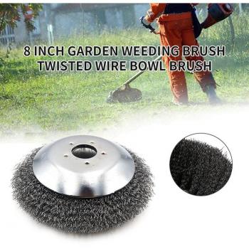 Lames Métalliques Tondeuse : Roue de Jardin Brosse Fil d'Acier