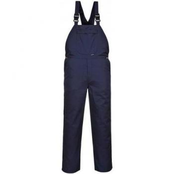 Pantaloni Tuta Unisex Adulto Burnley con Bavaglino e Cintura Portwest