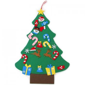 Árbol de Navidad infantil de fieltro