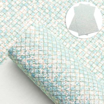 Cuir synthétique à grosses paillettes 20*34 cm pour bijoux et accessoires