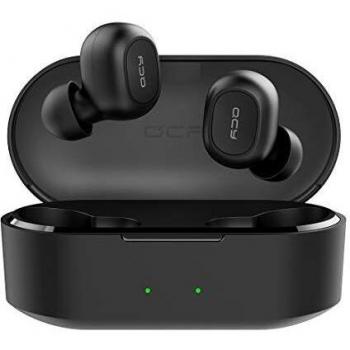Dual-Mic QCY T2C Earbuds – Bluetooth 5.0, 3D Stereo, Wireless TWS Headphones