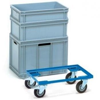 Fetra 13680 Eurokasten-Transportwagen, offener Rahmen, (B)810 mm