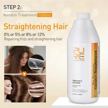 Keratine Rechter 1 Liter – Pure Brazilian Smoothing Behandeling voor Krullen