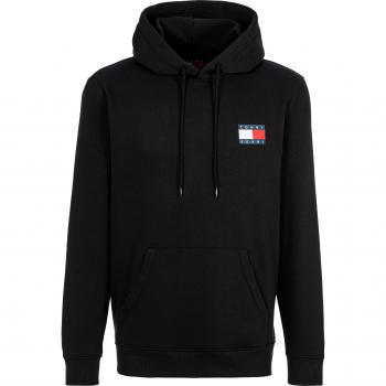 Felpa Tommy Jeans con cappuccio nero 3XL