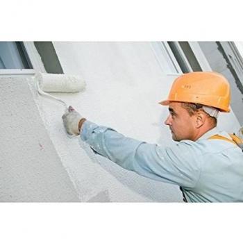 Peinture de Façade Élastique et Résistante à l'Eau 10 Kg Beige