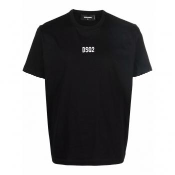Dsquared2 T-Shirt in Black (XL) for Men with Logo, Style S74GD0997S2