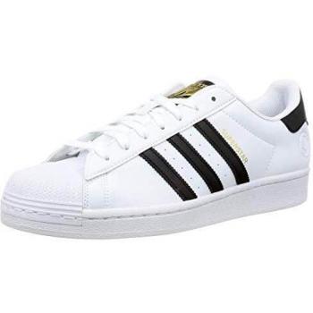 Unisex Adidas Superstar Vegan Sneaker in reinem Weiß