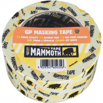 Everbuild Mammoth General Purpose Masking Tape 25mm x 50m