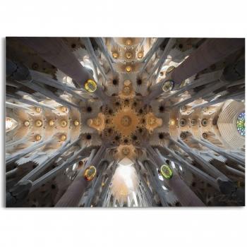 Acrylglas‑Kunst: Glasbild Sagrada Familia Sara Franqui – 70 × 50 cm