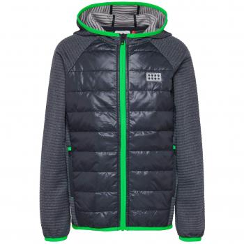 LEGO Wear Jungen Sweatjacke SIAM 107 mit Steppanteil 20959, Größe 104, Grau