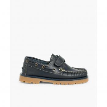 Chaussures Bateau Enfant Scratch Bleu