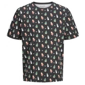 Jack&Jones T-Shirt Xmas Merry Herren 2XL Dunkelblau
