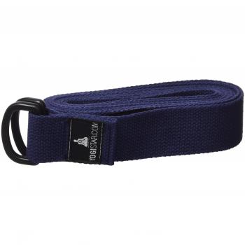 Yogistarter Yoga‑Gurt – 260 cm – Plastikverschluss – Blau