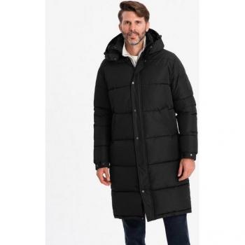 OMBRE Herren Winterjacke mit abnehmbarer Kapuze