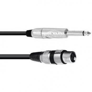 Omnitronic 3022516M XLR Adapterkabel [1x XLR-Buchse 3 polig