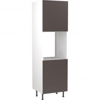 Flatpack Single Oven Tower Ultra Matt Graphite Slab 600mm