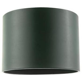 Green Velvet Faux Leather Drum Lamp Shade – 10”
