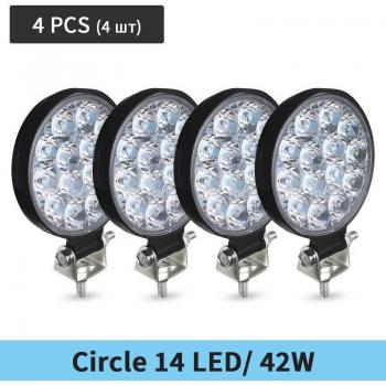Feu de brouillard LED 48W 12V/24V pour SUV