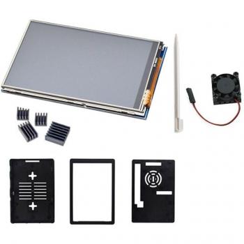 Kit de Refuerzo: Raspberry Pi 4B + Funda ABS + Ventilador y Pantalla