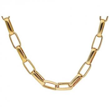 Smart Jewel Statementkette »Collier Gliederkette, Silber 925«