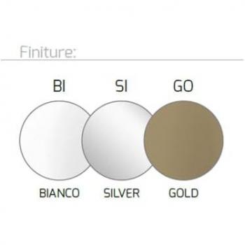 Applique Plafoniera Moderna Flight Silver CCT 1180-35-SI