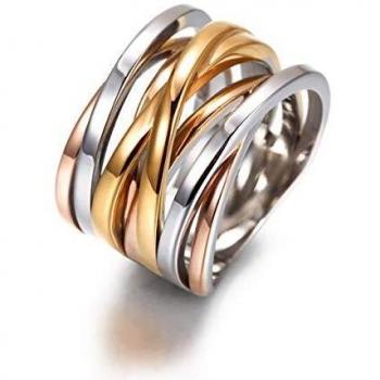 Veredelter Wistic Ring – Vergoldeter Edelstahl-Teil für Mutter, Freundin, Tochter