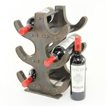 Pretty Maison Classic Brown Wine Rack
