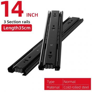 Three Section Soft Close Drawer Slides 10-20
